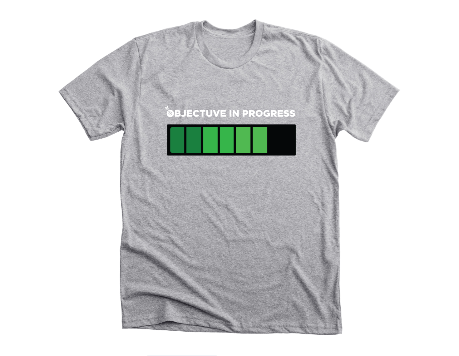 Objectuve In Progress merchandise design